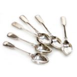 A set of six Edward VII silver teaspoons, Sheffield 1902, 3.49oz.