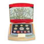 A Royal Mint Golden Jubilee United Kingdom Executive proof set 2003, with booklet, cased.