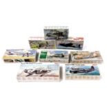 A group of Frog 1:72 scale models of aeroplanes, comprising a Marauder Mark II medium bomber, Bristo