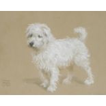 Donald Wood (British, 1889-1953). Study of Terrier, reportedly Donald Wood's Little ? pet dog, past