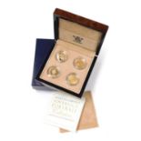 A Queen Elizabeth II Sovereign Portrait Collection, comprising full gold sovereigns for 1957, 1982,