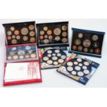 Two Royal Mint United Kingdom 2009 UK coin sets, boxed with certificates, 1997 United Kingdom deluxe
