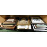 A quantity of framed and glazed pictures. (approx 13)