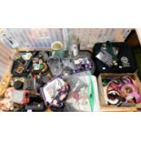 Assorted or miscellaneous items, including mobile telephones, tankards, glassware, sewing equipment,