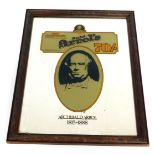 An advertising wall mirror, for Archibald Arrol's Cask Condisioned by Ind Coope Arrol Brewery, with