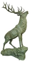 House of Douglas Collection. The Master of The Glens, cast bronze sculpture, vedigris finish,