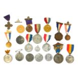 A group of Coronation and other medals, to include a George V and Queen Mary Jubilee medal, Edward V