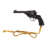 A Webley .455 revolver, 6" barrel, serial number 169092, with deactivation certificate number 177690