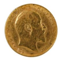 An Edward VII full gold sovereign, dated 1908, 8g.