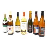 Various wines, to include Sauvignon Blanc, Prosecco, Pierre Lambert 1980 Chinon, Reserve de la Sauri