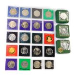Collectors coins, comprising Great Britain coin packs 1950s and later, presentation medallions, etc.