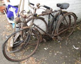 Two vintage bicycles. (AF)