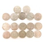 Coinage, comprising a group of Victorian George V and George VI three pence pieces. (2 boxes)