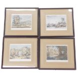 A set of four Trinidad coloured etchings, comprising Forest Scenery near Tamana, Road to St Ann's, S