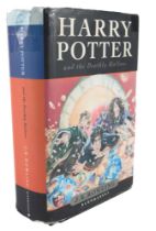 Withdrawn presale - A cast signed copy of Rowling (JK) Harry Potter and The Deathly Hallows, first