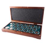 A London Mint Office decline and fall 20 Roman bronze coin set, in presentation box.