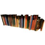 Folio society. A selection of Folio society books to include The Rare Adventures and Painful Peregri