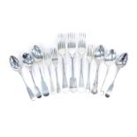 A quantity of silver cutlery, various dates and assays, 10.45g.