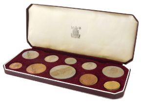 A 1953 Coronation silver coin set, in presentation pack.