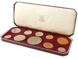 A 1953 Coronation silver coin set, in presentation pack.