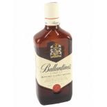 A bottle of Ballantines Fine Blended Scotch whisky. Note: VAT is payable on the hammer price of thi