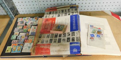 Three GB stamp albums.