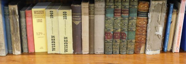 Hardback and paperback books, comprising Baily's Huntings Directory, Fairies in Chimneys, Wisden's 1