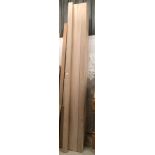 Twenty nine full height oak finish posts. (near to offices) Note: VAT is payable on the hammer pric