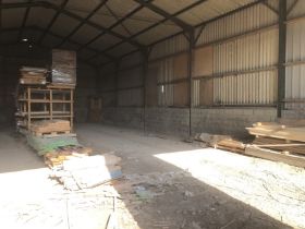 The entire remaining contents of the wood store, being ash handrails, flooring boards, laths and pro