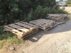 The residual timber on site, including all pallets. Note: VAT is payable on the hammer price of thi