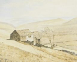 Alan Stuttle (British, b.1939). Yorkshire landscape, oil on canvas, signed, titled verso, 49cm x 60c