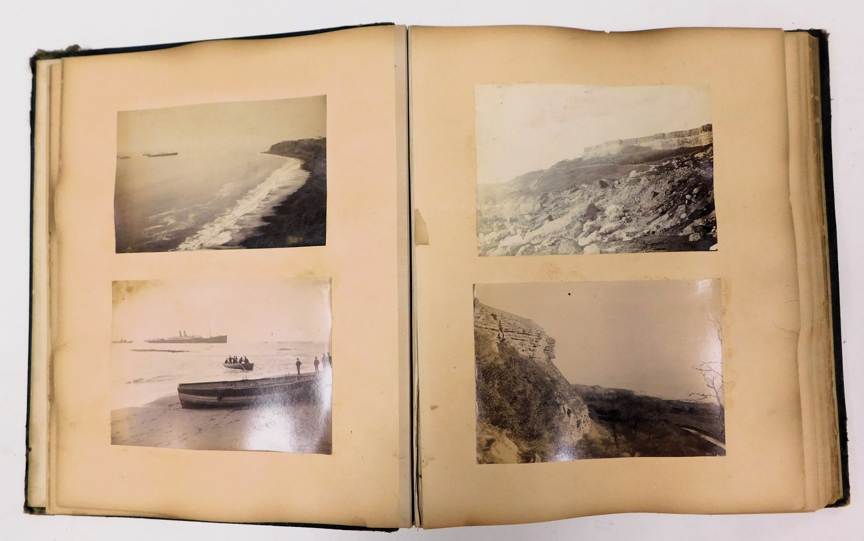 Two Victorian photograph albums, comprising military hunting family and topographical photographs. - Image 2 of 4