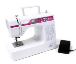 A So Crafty digital sewing machine, with electronic foot control, LCD display and accessories, boxed