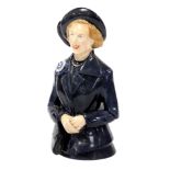 A limited edition Bronte porcelain candle extinguisher, at Finchley, Young Margaret Thatcher, numbe