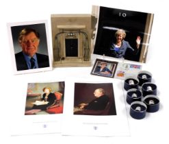 A first day cover Theresa May Triggers Article 50, various signed pictures of the Conservative Party
