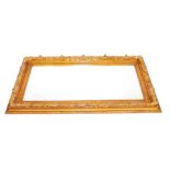 A Gallery Direct Limited Antwerp Gold rectangular wall mirror, inset bevel glass, 94cm x 185cm.