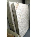 A Myers mattress and 4ft queen size divan, with drawers. Lots 1501 to 1590 are available to view an