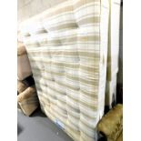A Myers king size mattress and divan base, with drawers. Lots 1501 to 1590 are available to view an