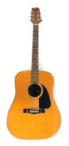 A Fender acoustic guitar, model Gemini, 106cm high.