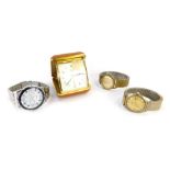 A quantity of watches, comprising a Maltiva automatic gent's wristwatch, a Trafalgar gent's wristwat