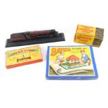 A group of toys, to include a Bayko building set, 00 gauge locomotive Princess Margaret Rose, 46203,