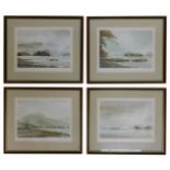 Alan Shelley. Four prints, comprising Fleetwith Pike, Derwent Water Near Keswick, Thirlmere and Skid
