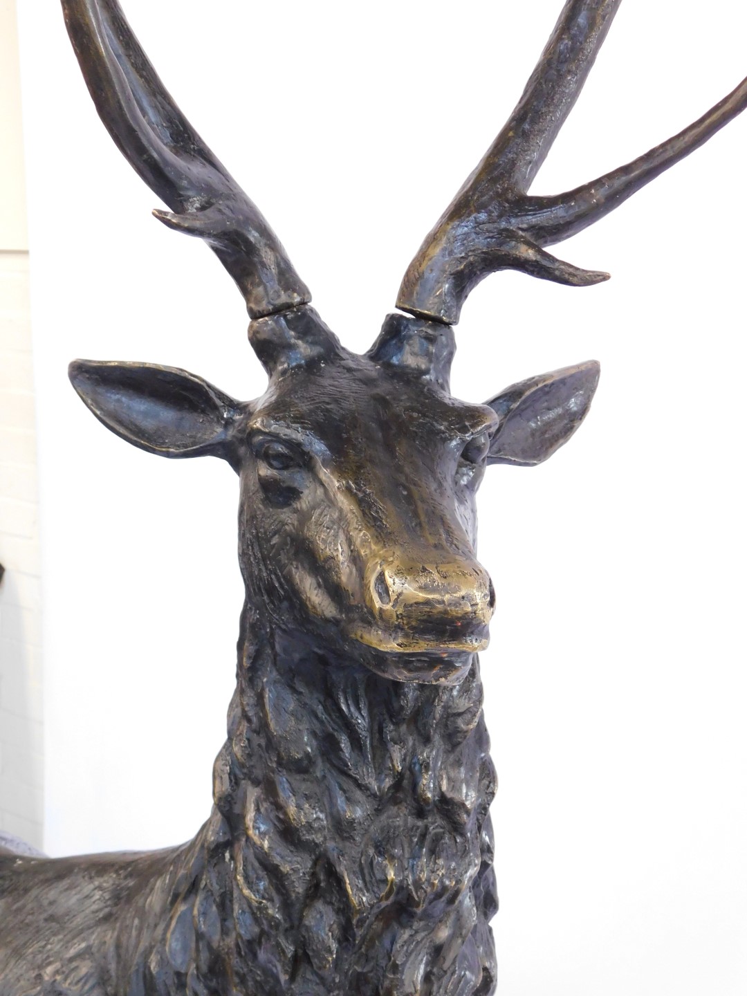 House of Douglas Collection. The Gazing Stag of The Glen, cast bronze, life size sculpture, approx 2 - Image 5 of 5