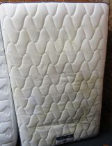 A Silentnight Miracoil Dumont 3/4 mattress and bed base.