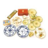 A collection of ceramics, to include Booths Silicon china Art Deco teapot, cruet, etc., a breakfast