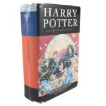 A cast signed copy of Rowling (JK) Harry Potter and The Deathly Hallows, first edition, dated 2007.