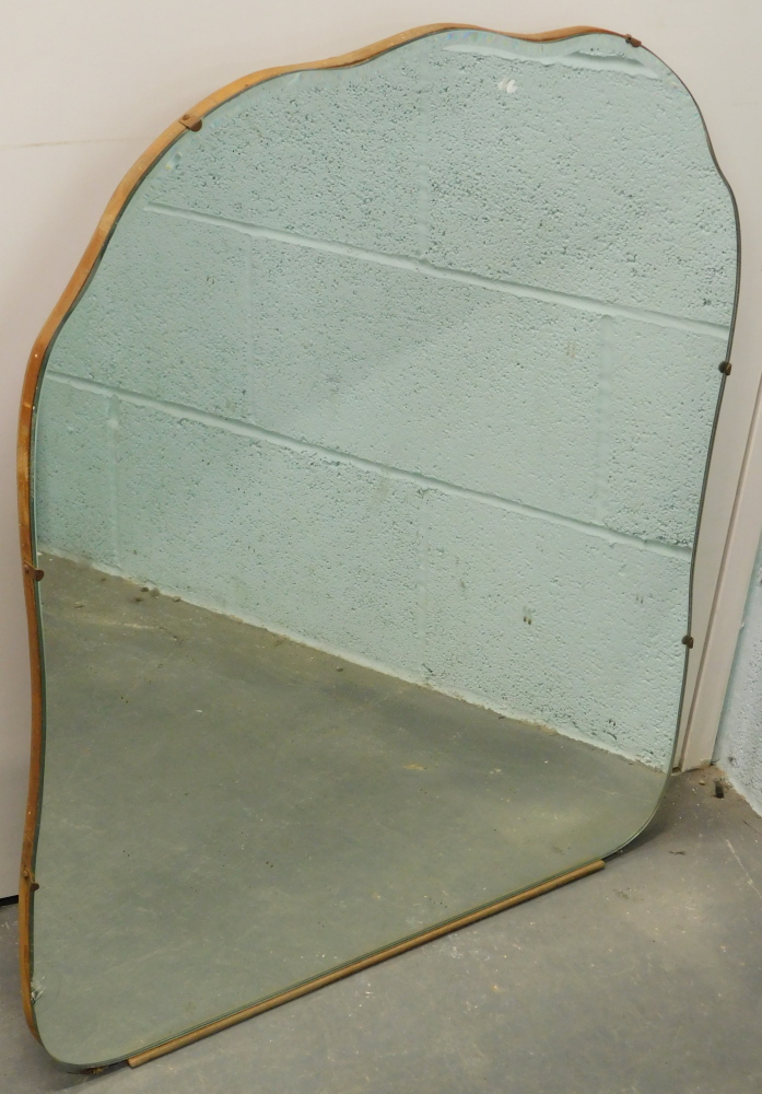 A dressing table mirror.