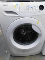 A Zanussi 9kg washing machine.