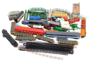 A group of OO gauge model railway, to include Hornby OO locomotive, 31340, green livery, a Princess