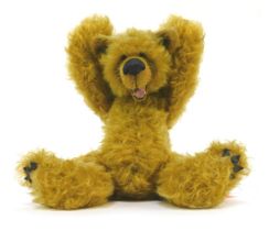 A Bohemian Bears mohair Teddy bear, named Miles, caramel colouring, jointed, 39cm high.